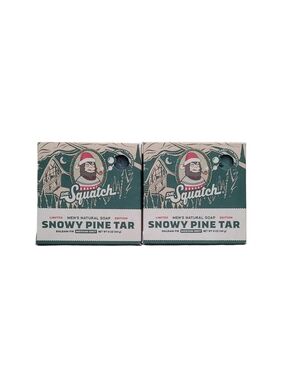(2) Dr. Squatch Snowy Pine Tar Men’s Soap